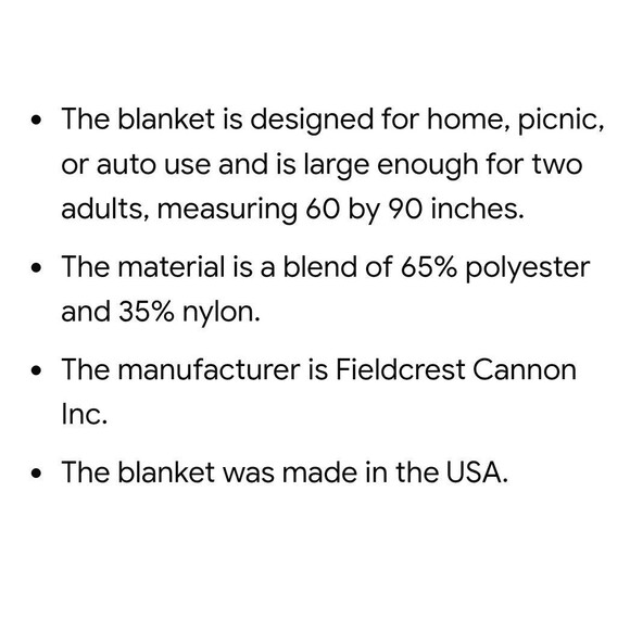 VTG 1980s St Mary's Blanket Day at the Beach 60x90 Penguins Palm Trees NEW - Picture 5 of 5